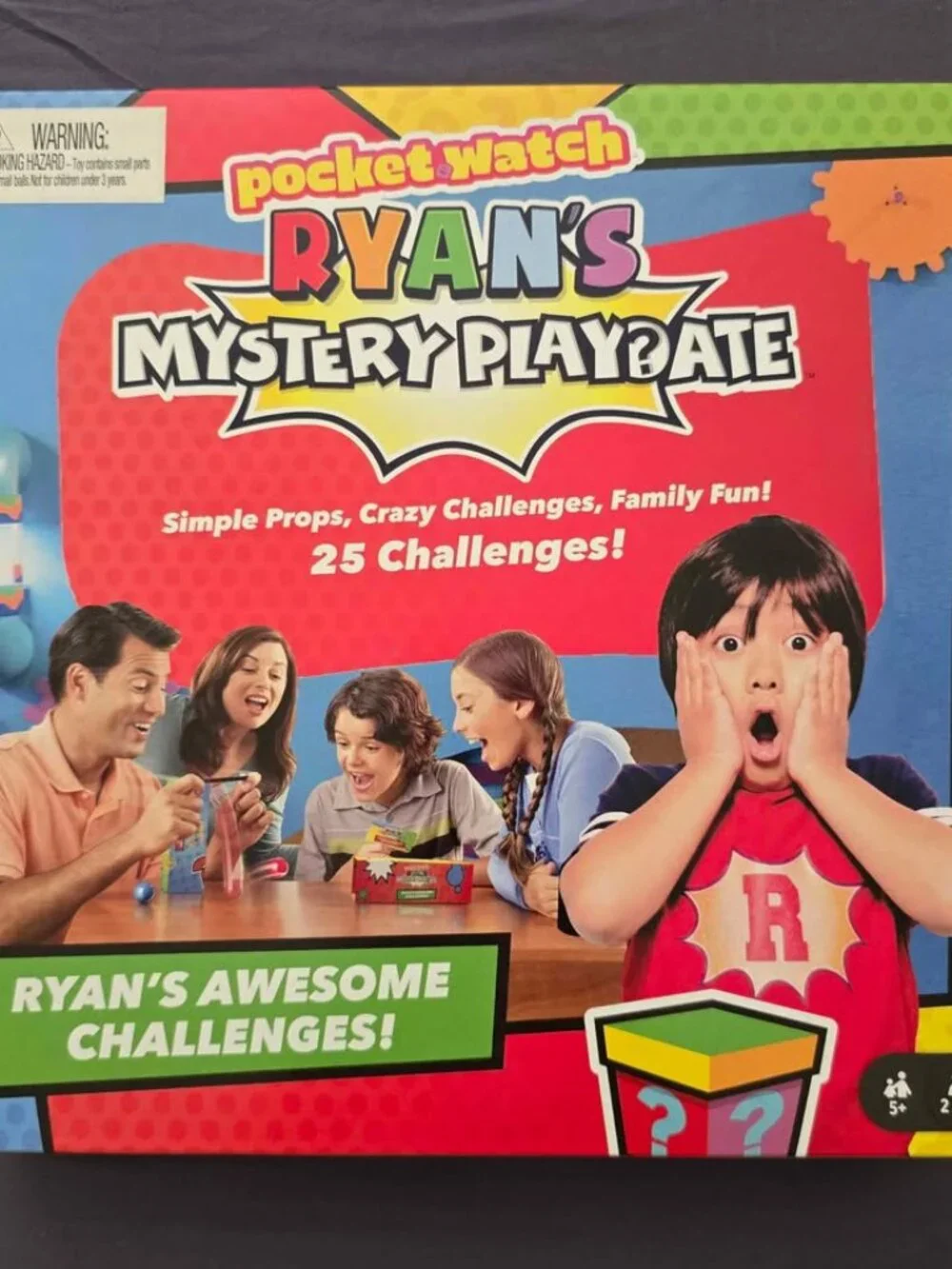 Ryan’s Mystery Playdate Family Challenge Game, Gift for 7 Years and Older